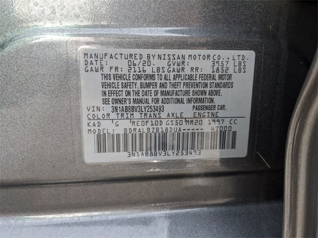2020 Nissan Sentra S photo 26