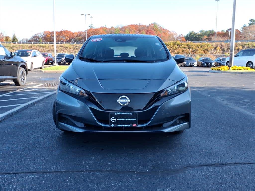 Certified 2024 Nissan LEAF S with VIN 1N4AZ1BV6RC556470 for sale in Woburn, MA
