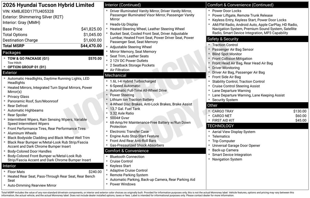 2026 Hyundai Tucson Limited's photo