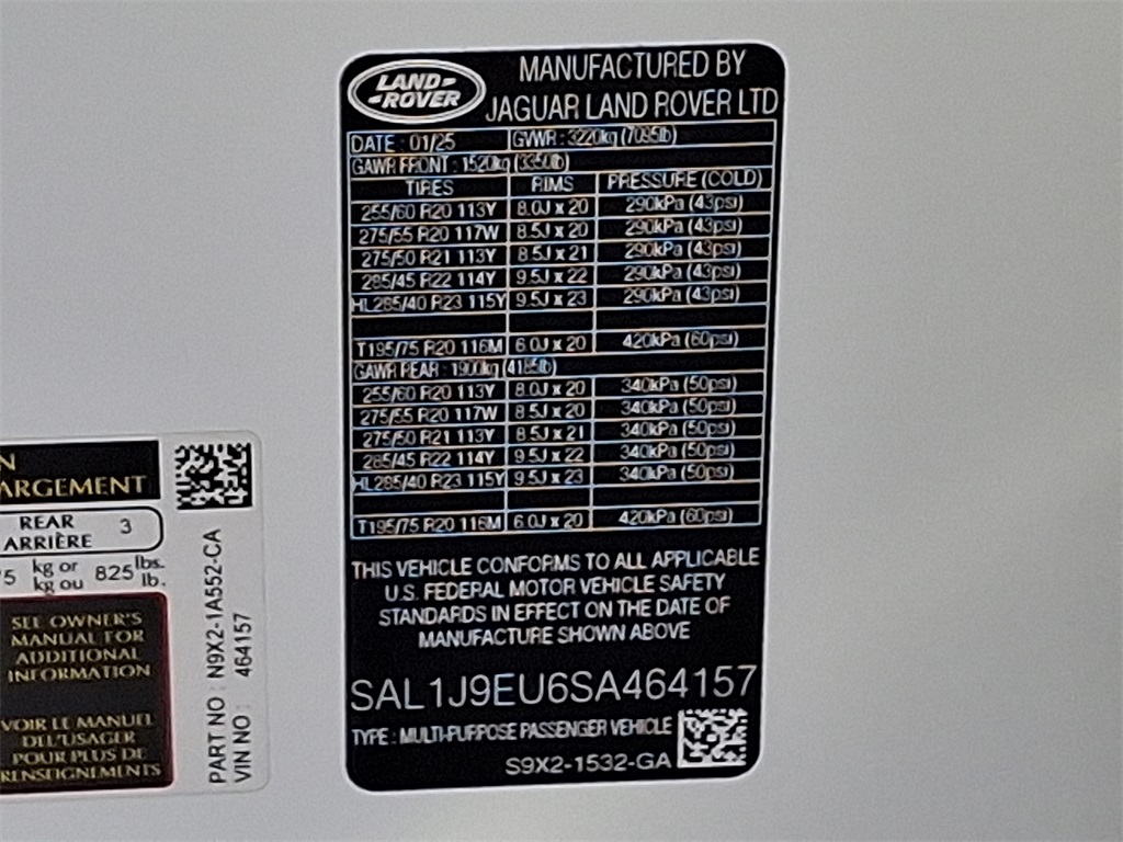 2025 Land Rover Range Rover Sport P360 S photo 24