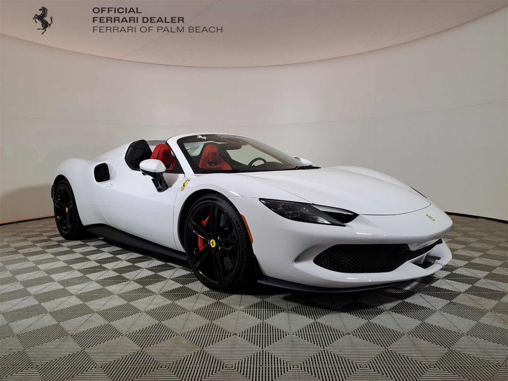 Certified Used 2024 White Ferrari Base image 1