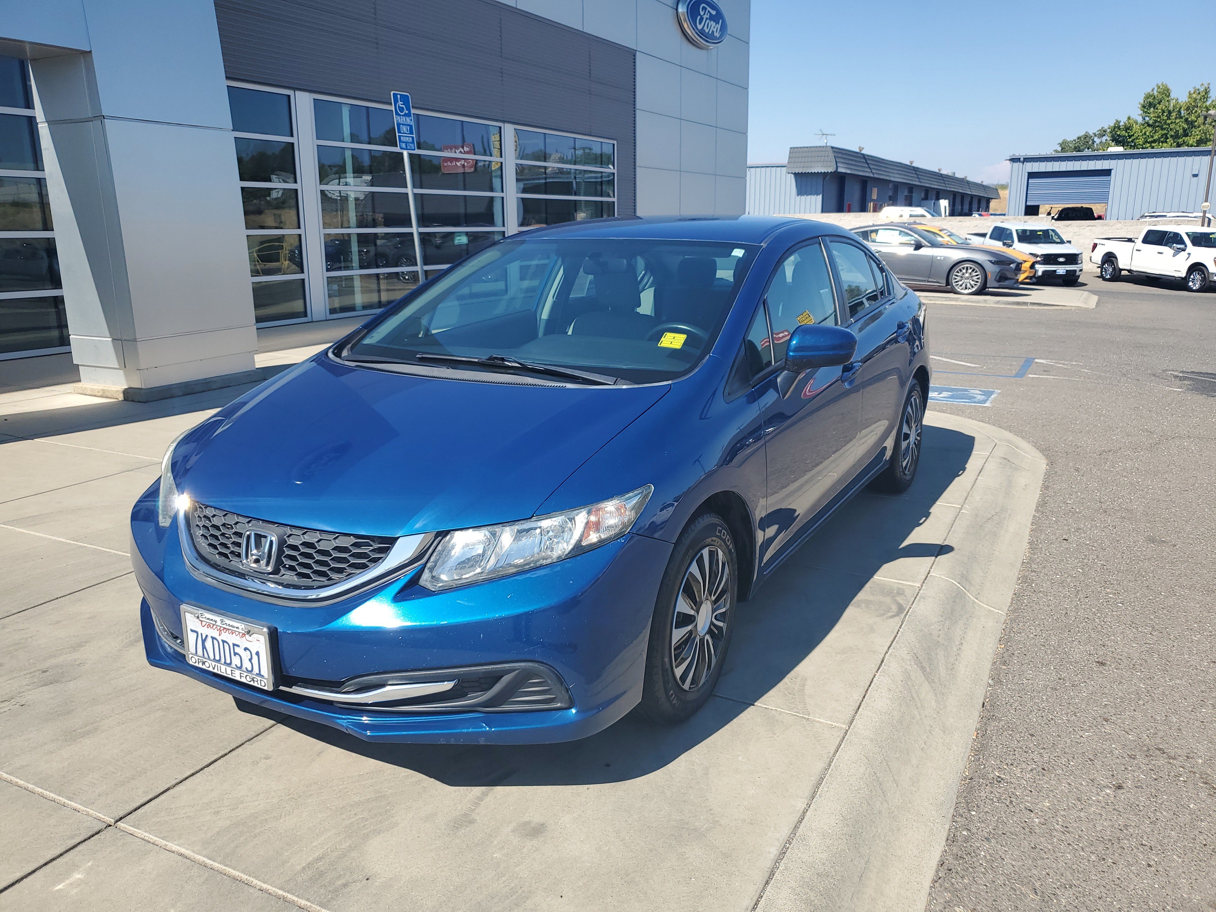Used 2015 Honda Civic LX with VIN 2HGFB2F54FH519254 for sale in Oroville, CA