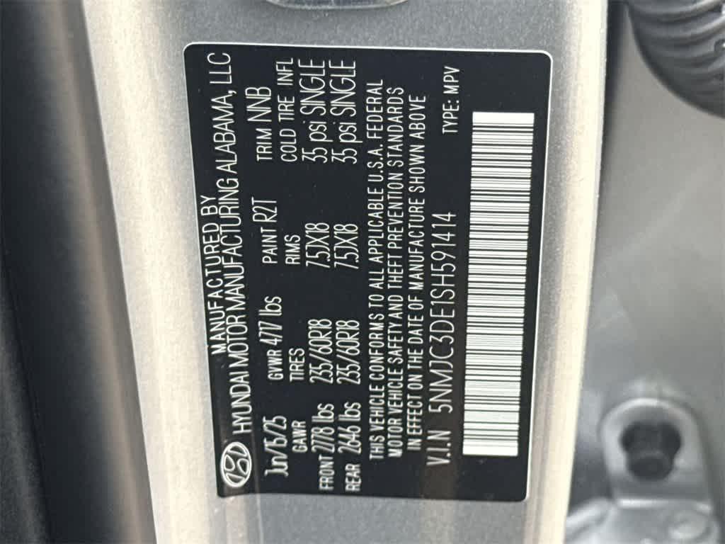 2025 Hyundai Tucson SEL Convenience photo 27