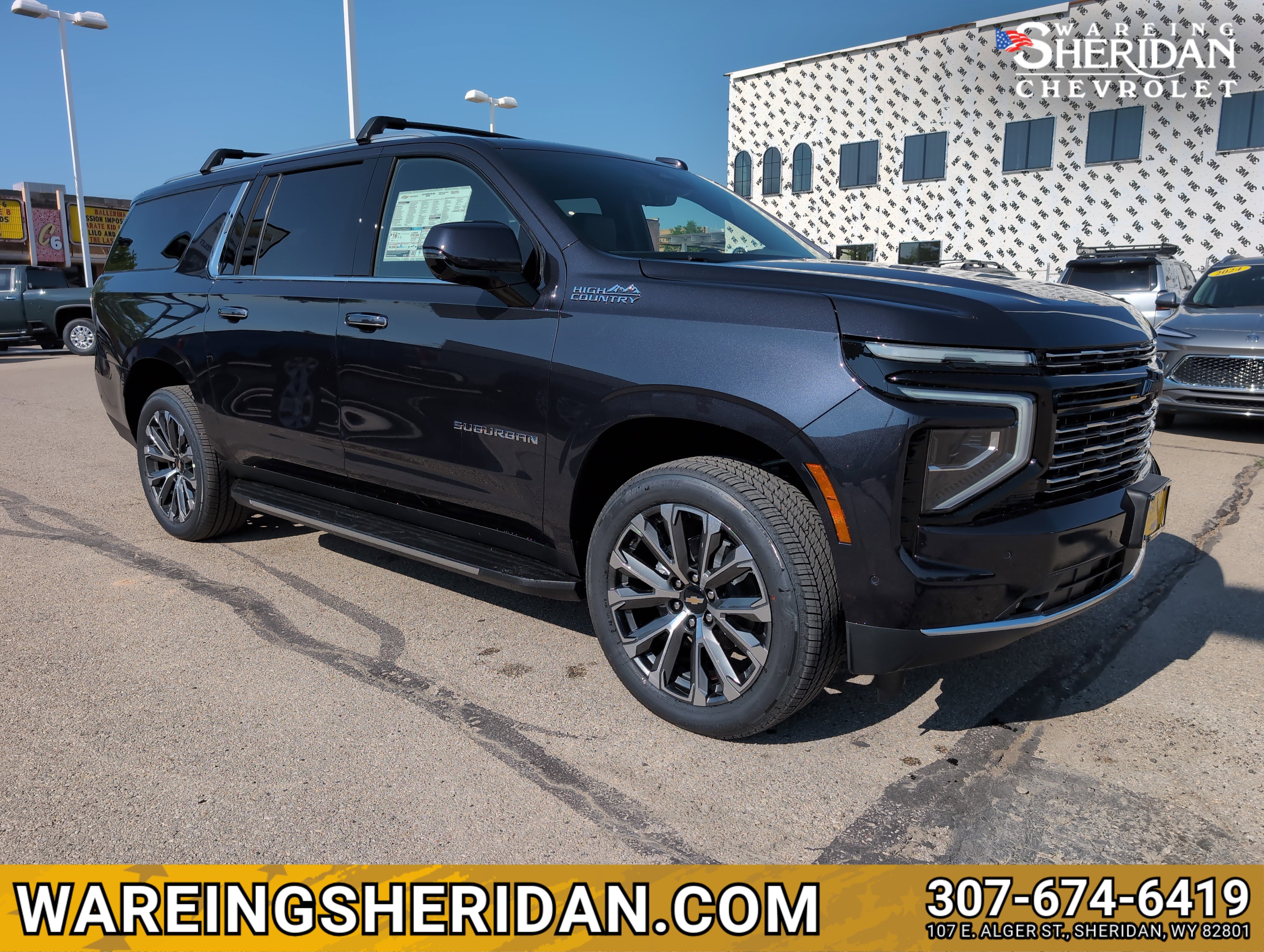 New 2025 Dark Ash Metallic Chevrolet High Country image 1