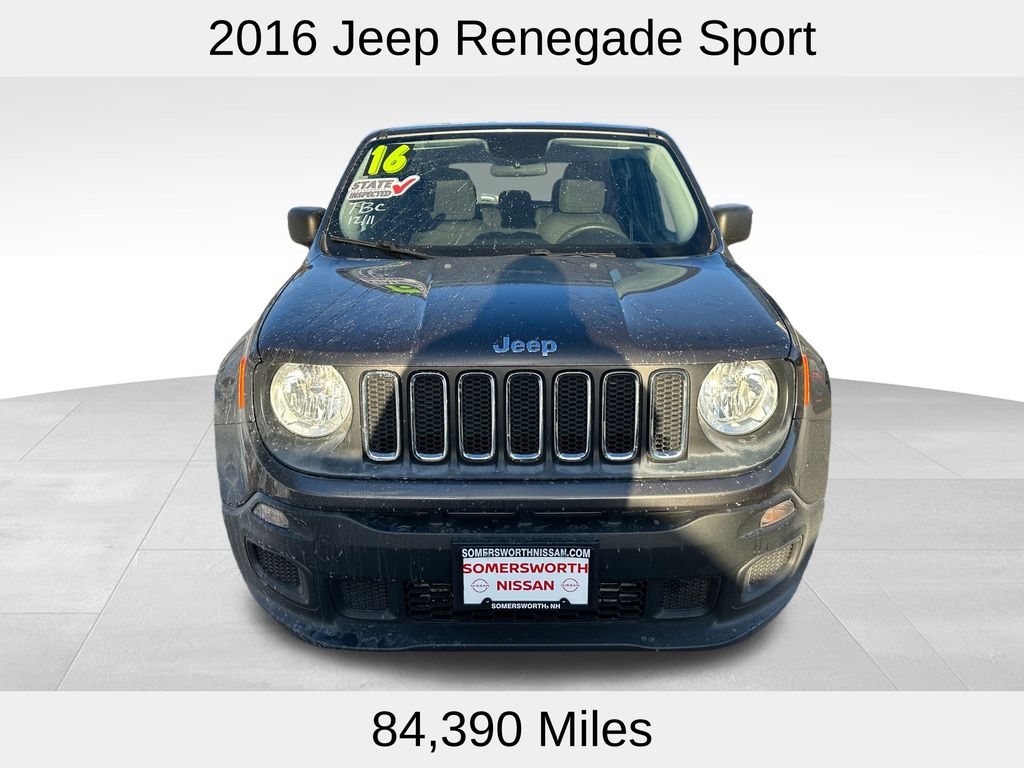 Used 2016 Jeep Renegade Sport with VIN ZACCJBAW2GPD74333 for sale in Somersworth, NH