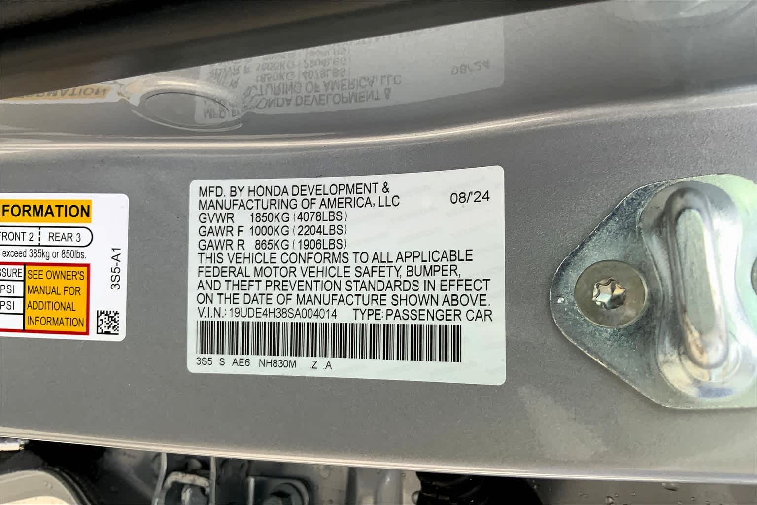 New 2025 Acura Integra w/ASpec Package 4dr Car in Houston SA004014