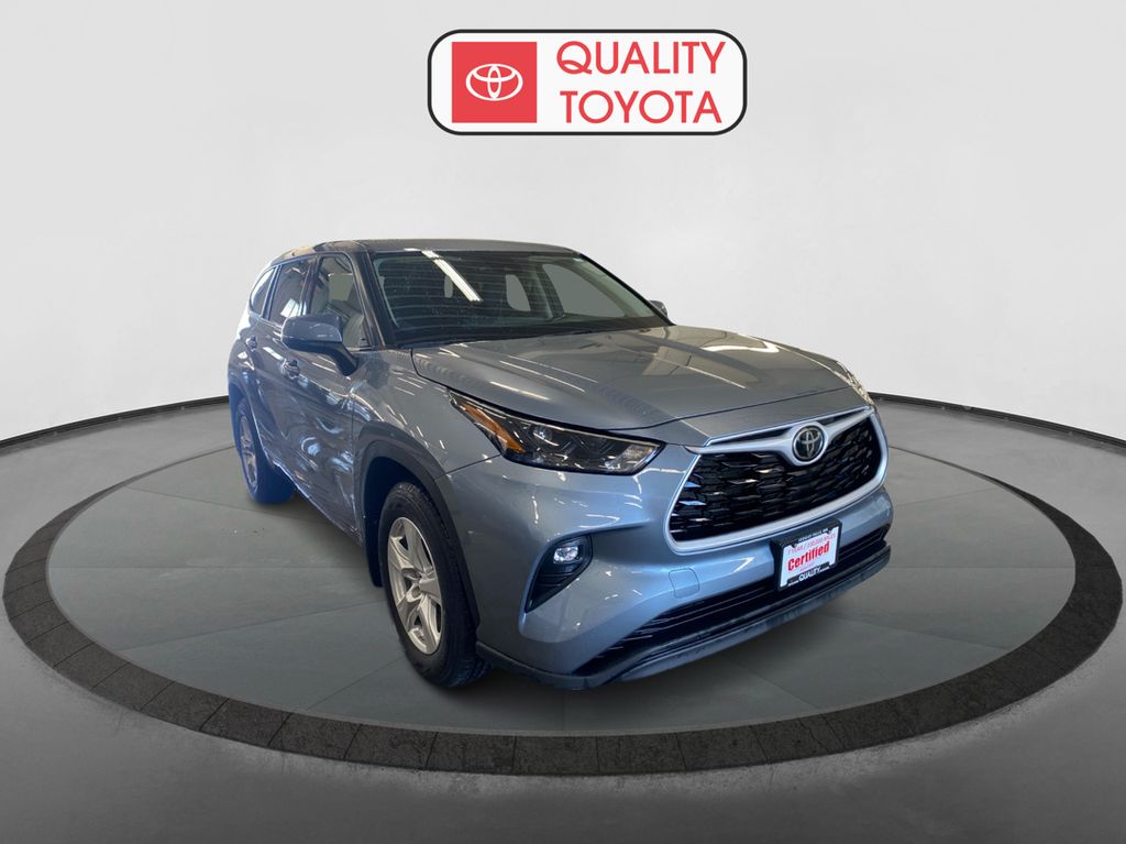 Used 2022 Toyota Highlander LE with VIN 5TDBZRBH5NS245743 for sale in Fergus Falls, Minnesota