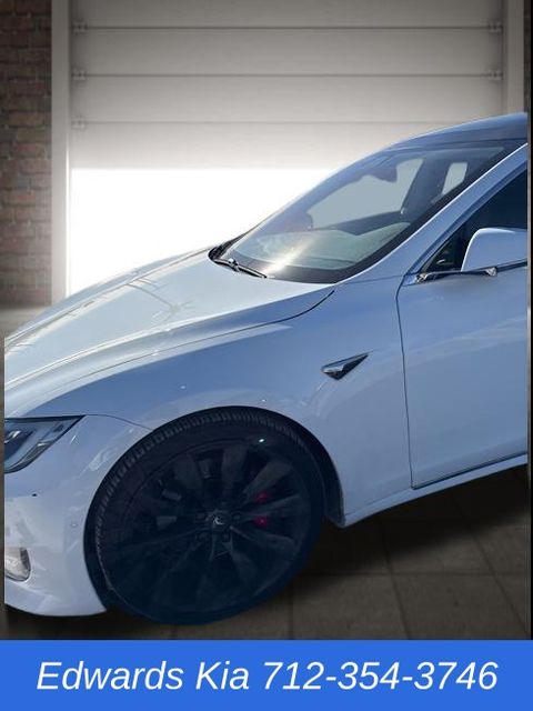 Used 2016 Tesla Model S P100D with VIN 5YJSA1E4XGF166884 for sale in Council Bluffs, IA