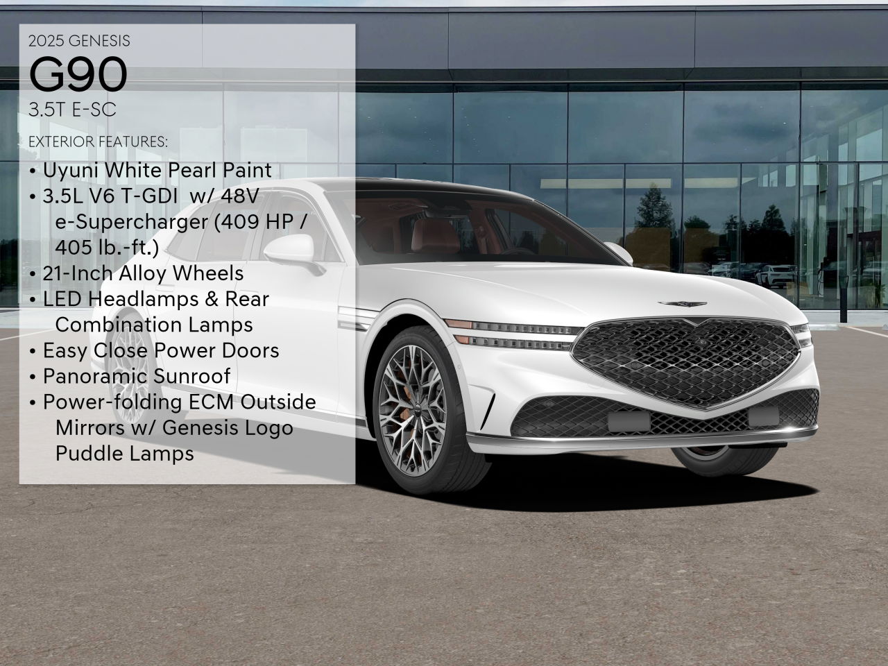 2025 Genesis G90 3.5T E-Supercharger photo 3