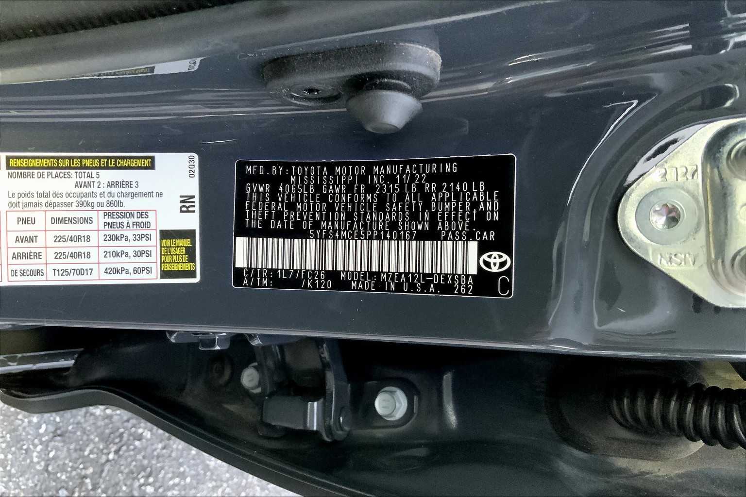 2023 Toyota Corolla SE photo 29