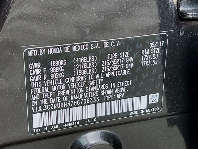 2017 Honda HR-V LX photo 25