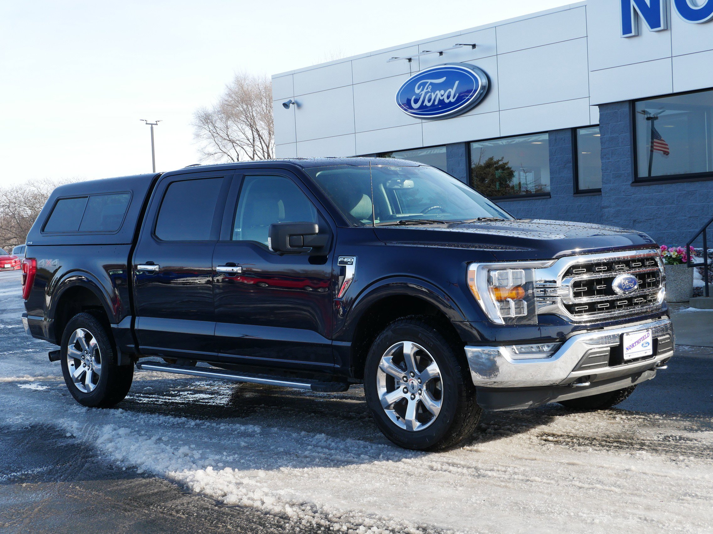 Used 2021 Ford F-150 XLT with VIN 1FTFW1E82MFA93023 for sale in Northfield, Minnesota