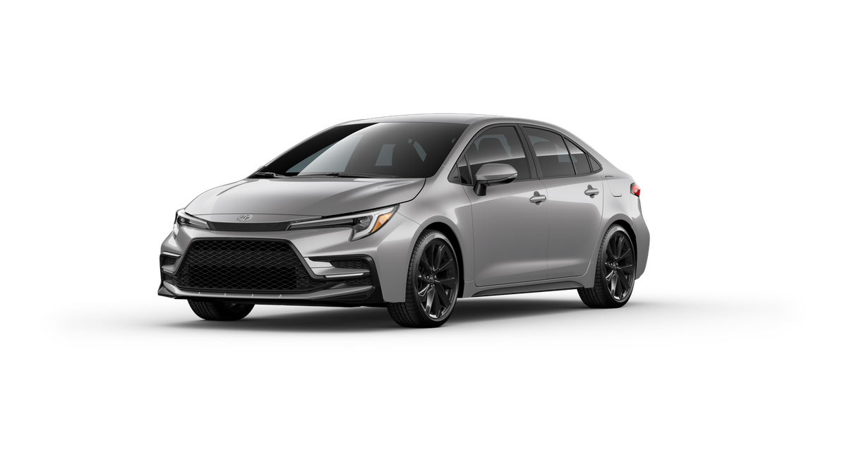 New 2025 Classic Silver Metallic Toyota SE image 1