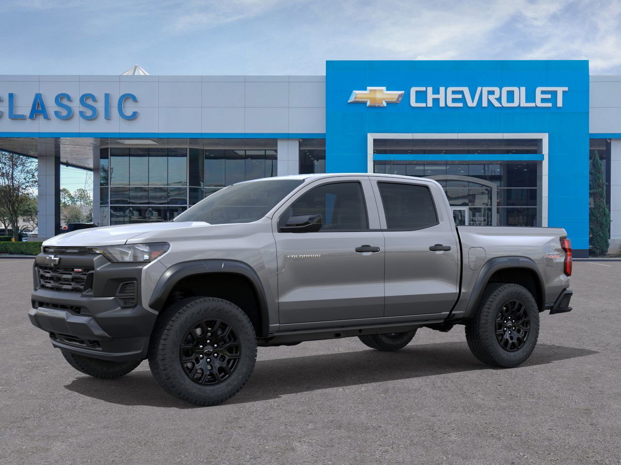 2026 Chevrolet Colorado Trail Boss Gray at Classic Elite Chevrolet Sugar Land