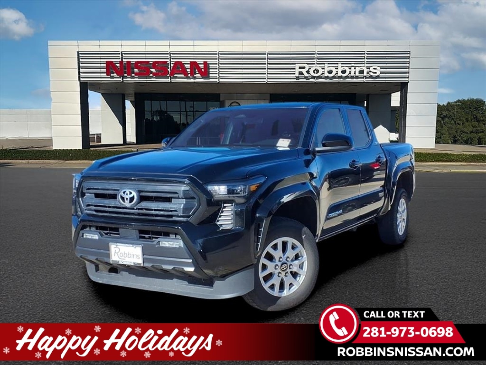 2024 Toyota Tacoma 4WD SR5 Black at Robbins Nissan