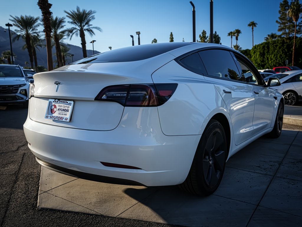 Used 2023 Tesla Model 3 Base with VIN 5YJ3E1EA6PF384285 for sale in Palm Springs, CA