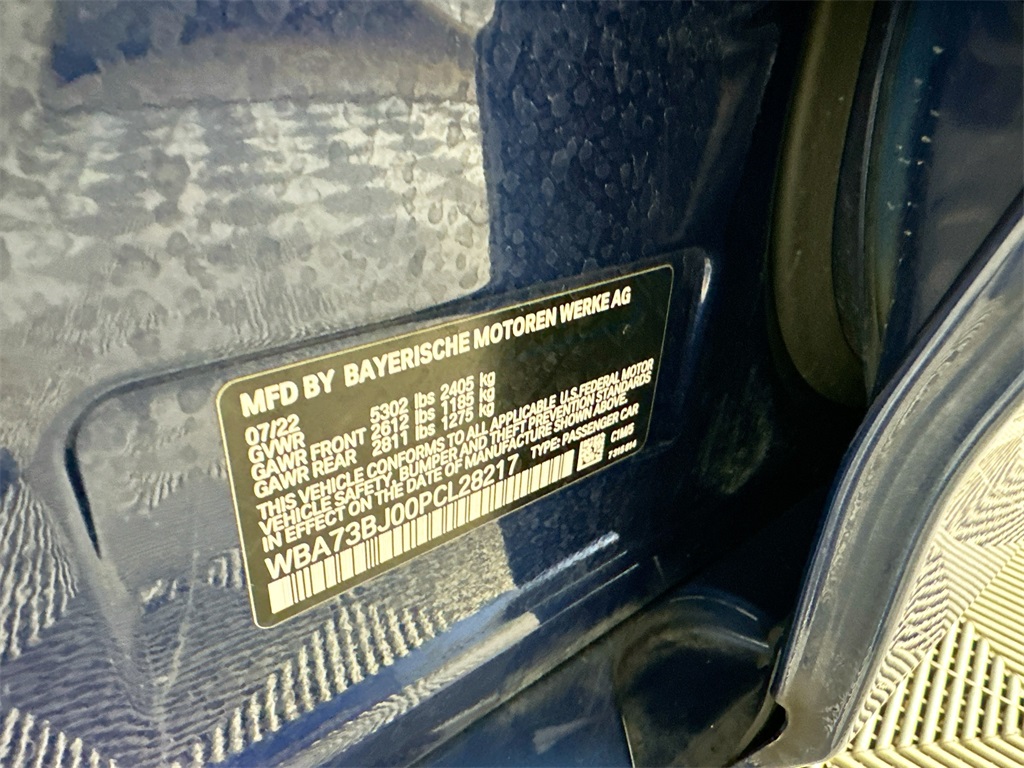 Used 2023 Blue Metallic BMW 540i xDrive image 29