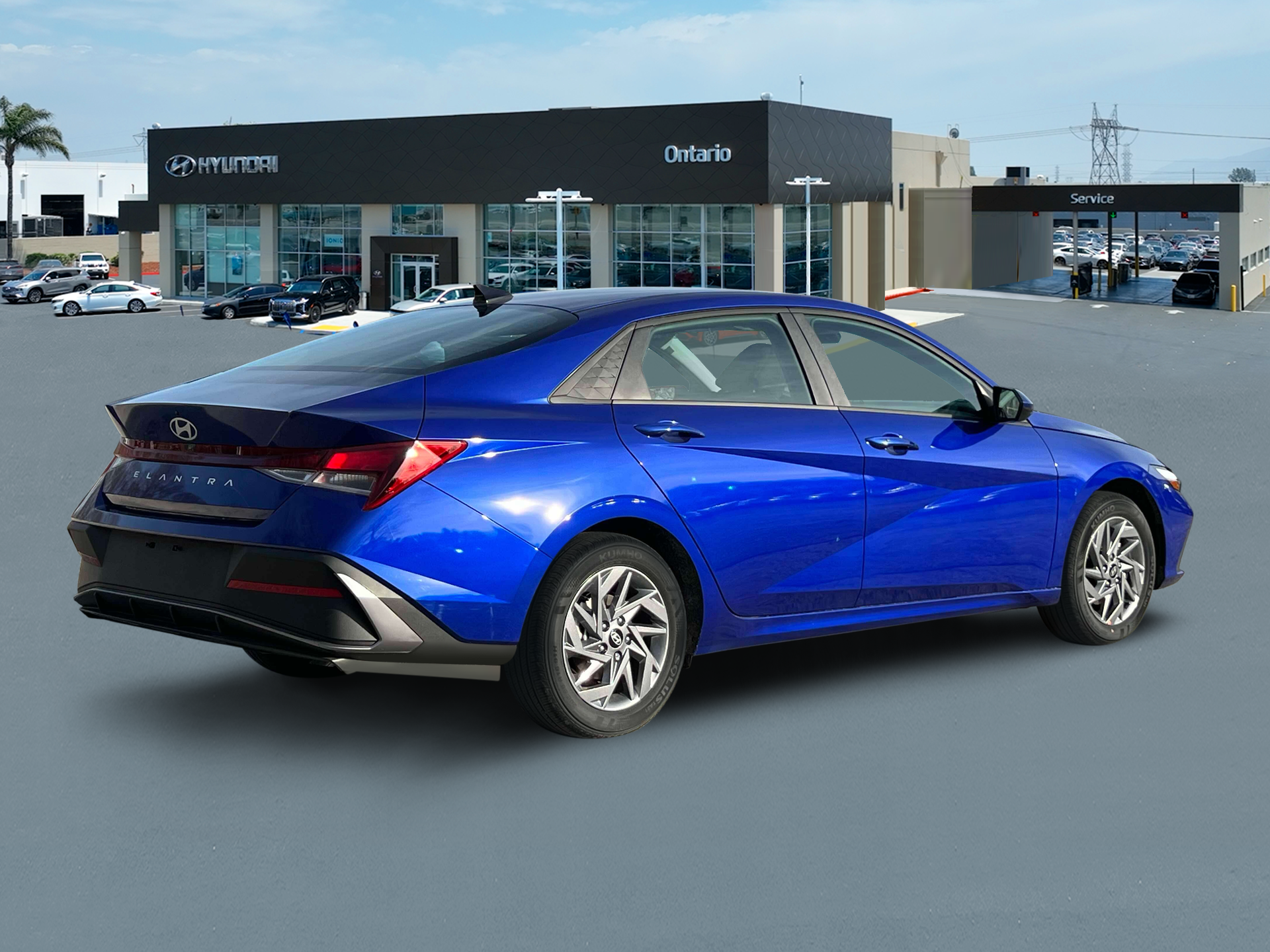 New 2024 Intense Blue Hyundai SEL image 8