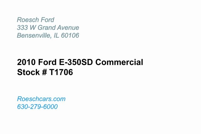 Used 2010 Ford E-Series Econoline Van Commercial with VIN 1FTSE3ELXADA69741 for sale in Bensenville, IL