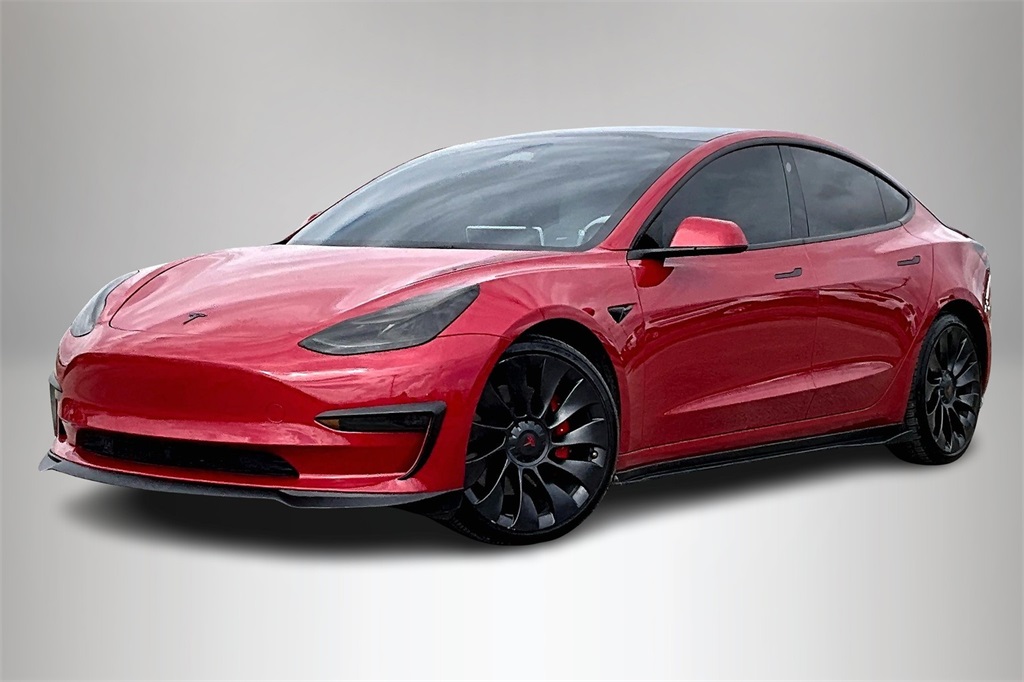 Used 2023 Tesla Model 3 Performance with VIN 5YJ3E1ECXPF504753 for sale in Alvin, TX