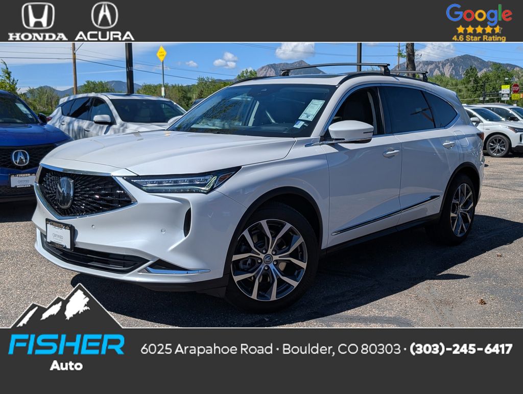 Certified Used 2024 Platinum White Pearl Acura SH-AWD TECH image 1