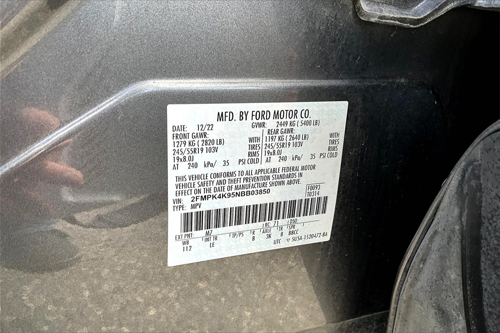 Used 2022 Gray Ford Titanium image 35