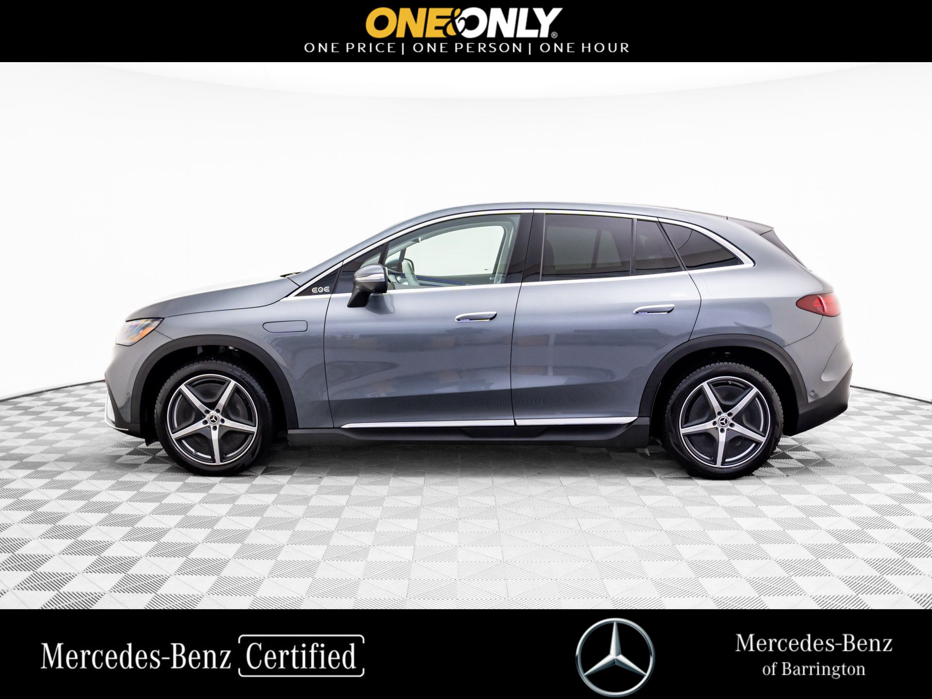 Certified 2023 Mercedes-Benz EQE SUV Base with VIN 4JGGM1CB7PA040145 for sale in Barrington, IL