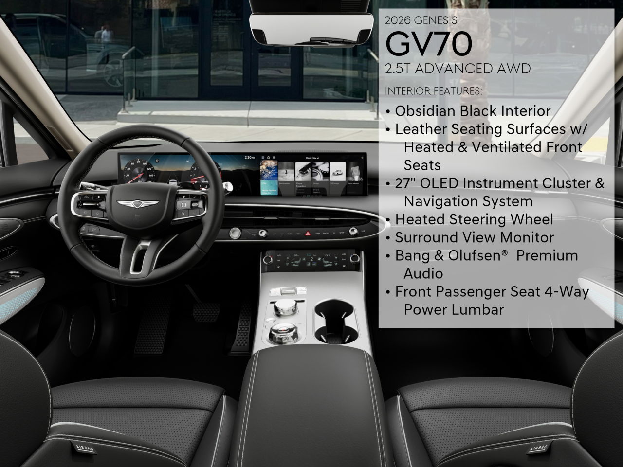 2026 Genesis GV70 2.5T Advanced photo 15
