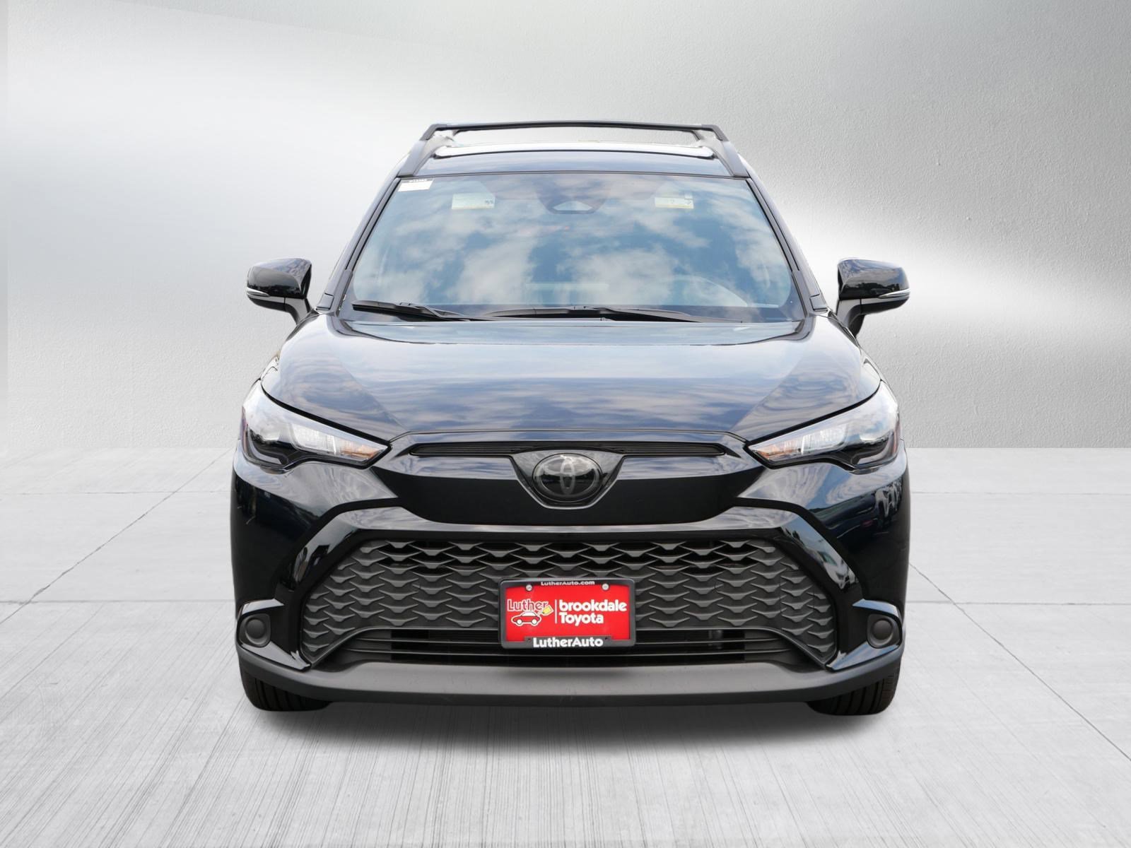 Certified 2025 Toyota Corolla Cross Nightshade with VIN 7MUFBABG2SV086003 for sale in Brooklyn Center, Minnesota