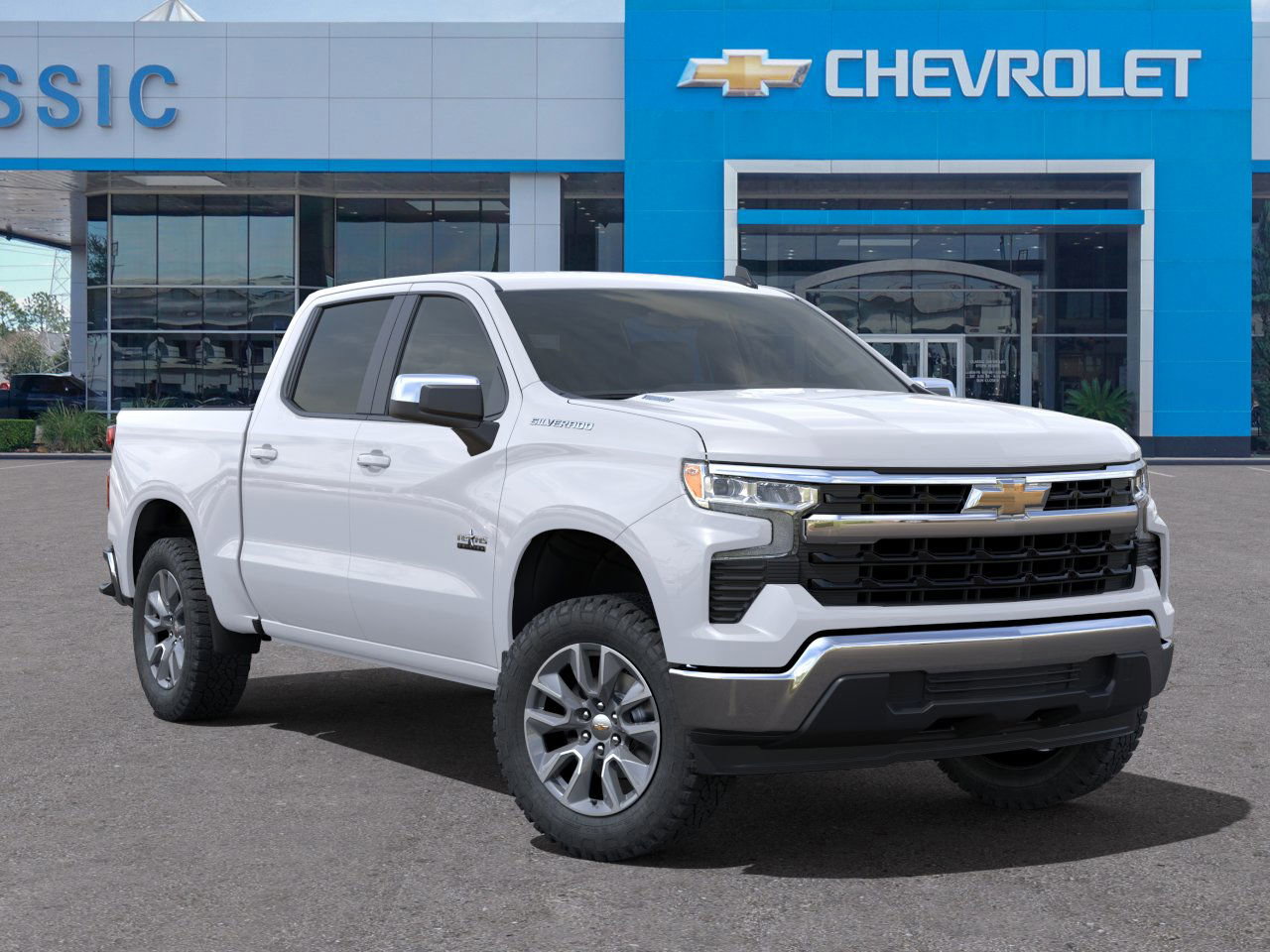 2025 Chevrolet Silverado 1500 LT White at Classic Elite Chevrolet Hwy 6