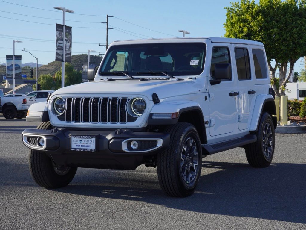 New 2026 Bright White Clear-Coat Exterior Paint Jeep Sahara image 8