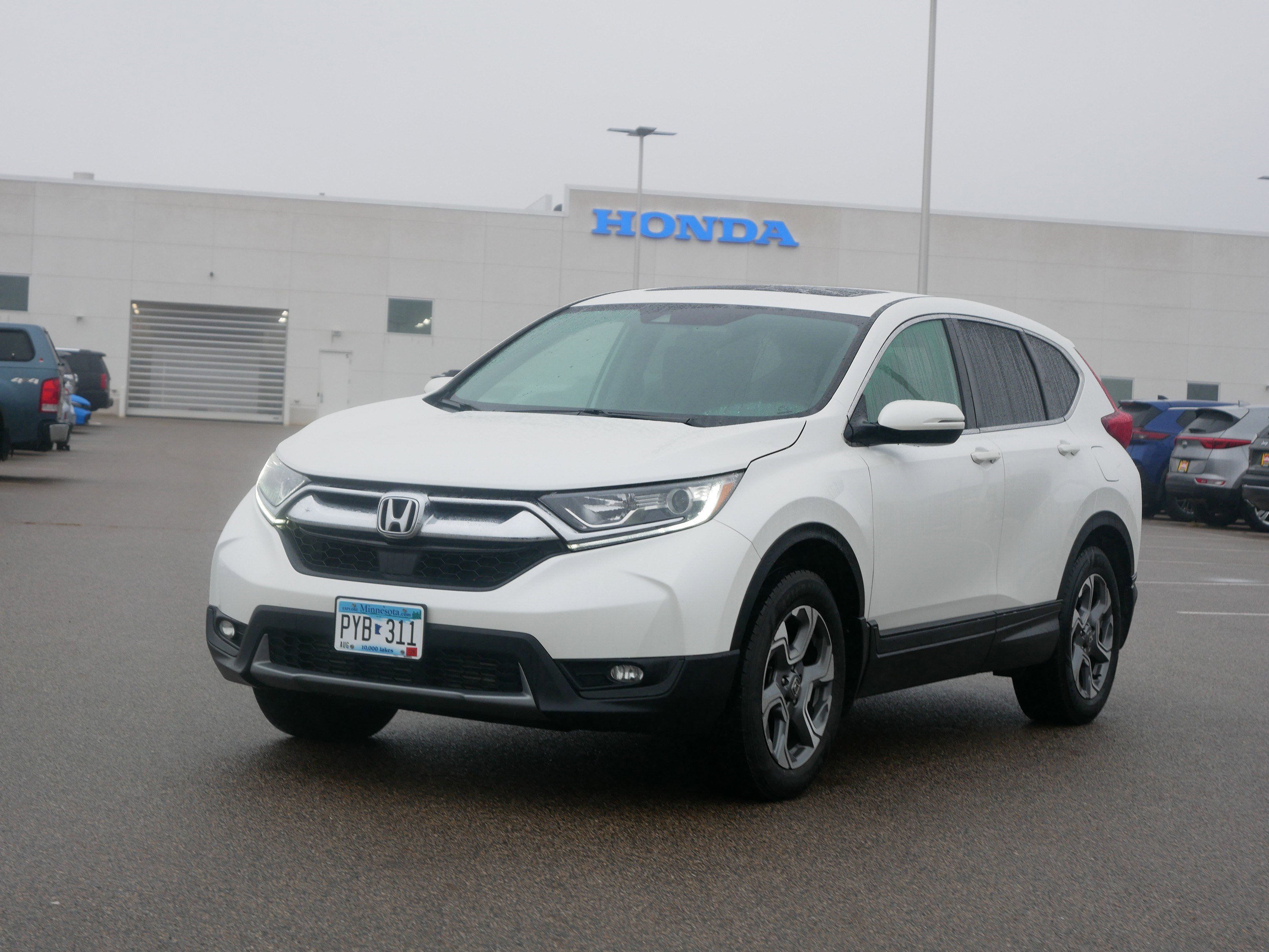 Used 2018 Honda CR-V EX with VIN 5J6RW2H53JL028578 for sale in Waite Park, Minnesota