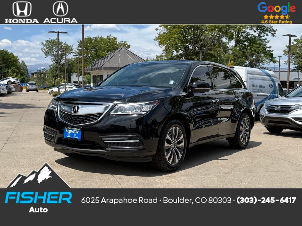 Used 2016 Crystal Black Pearl Acura 3.5L image 1