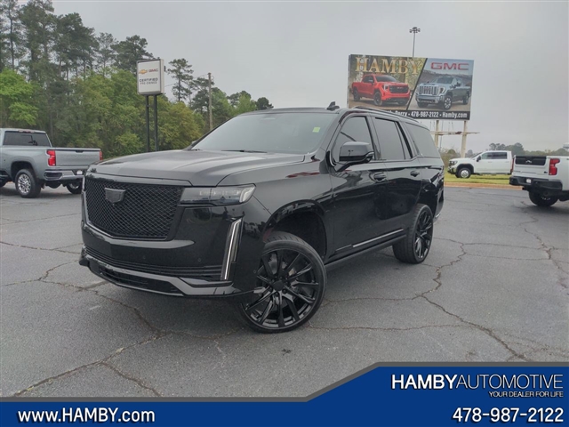 Used 2022 Black Raven Cadillac Sport Platinum image 1