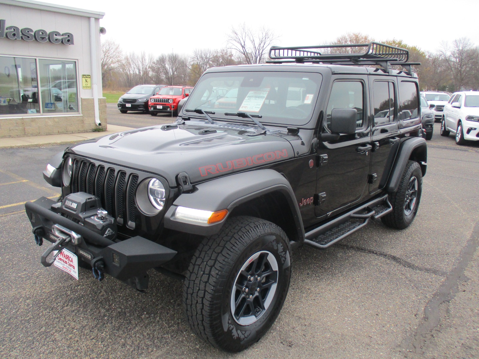 Used 2019 Jeep Wrangler Unlimited Rubicon with VIN 1C4HJXFN8KW538053 for sale in Waseca, Minnesota