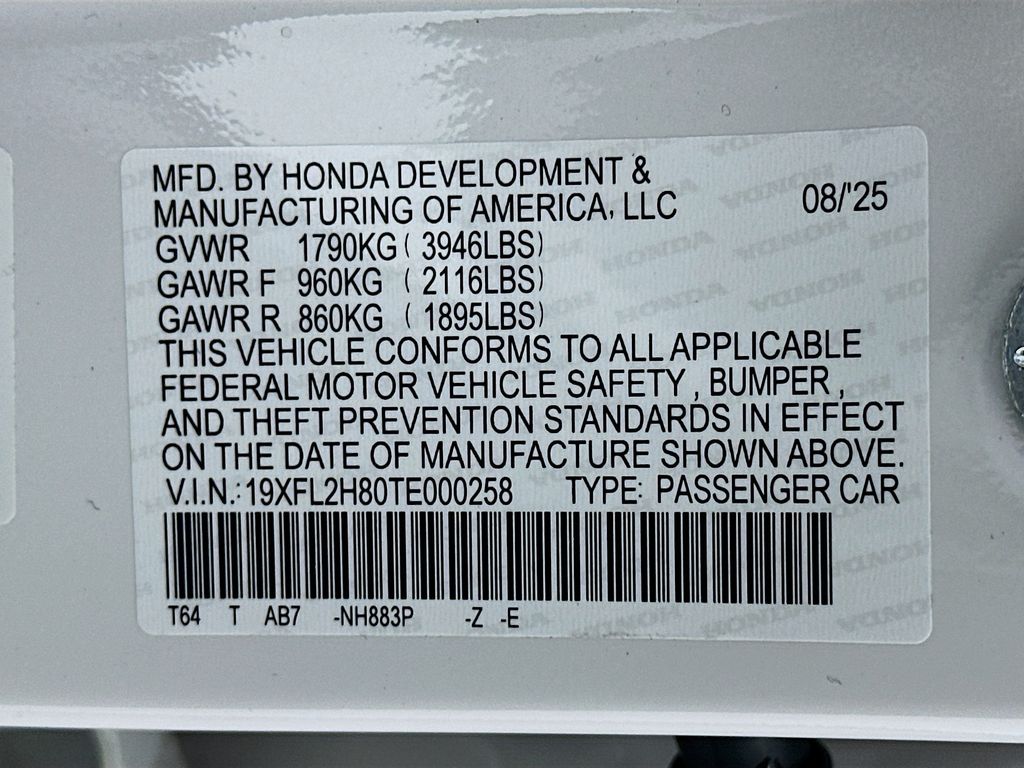 2026 Honda Civic Hatchback Sport photo 21