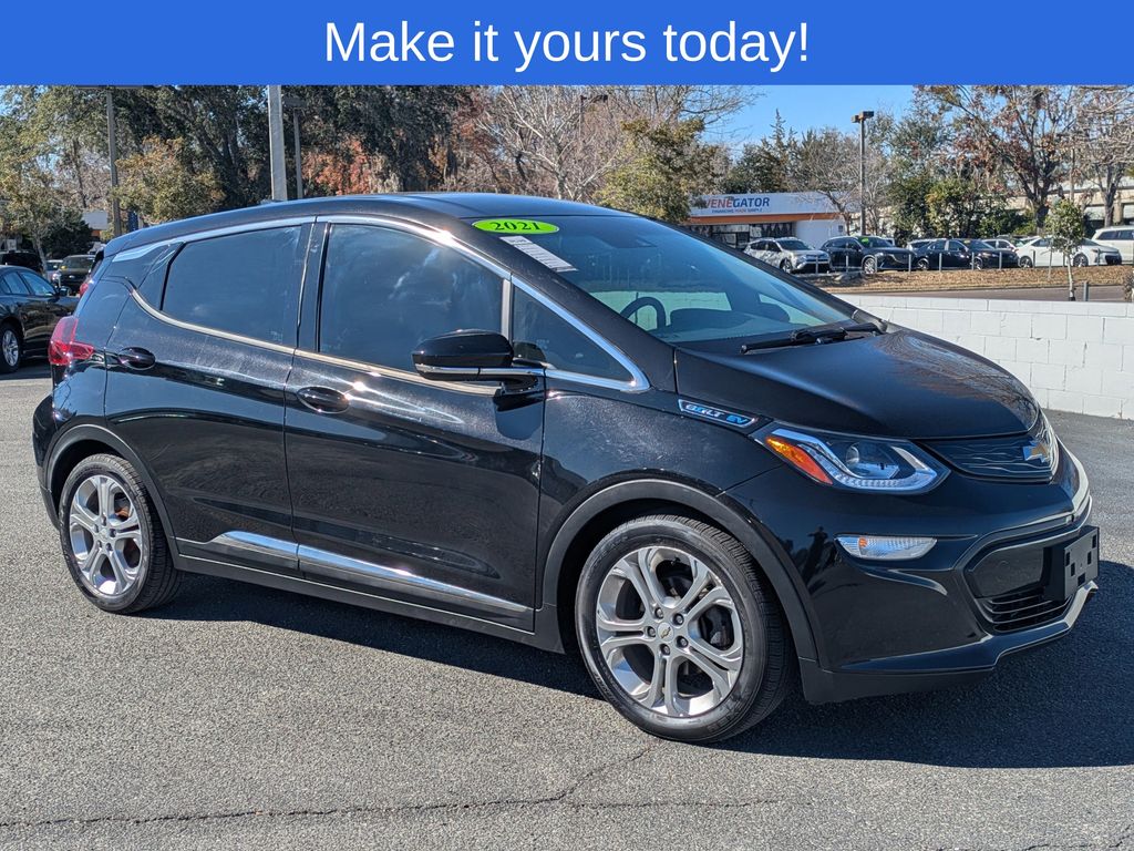 Used 2021 Chevrolet Bolt EV LT with VIN 1G1FY6S00M4109911 for sale in Gainesville, FL