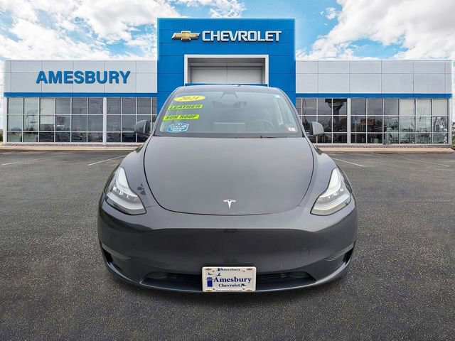 Used 2021 Tesla Model Y Long Range with VIN 5YJYGDEE5MF297283 for sale in Amesbury, MA