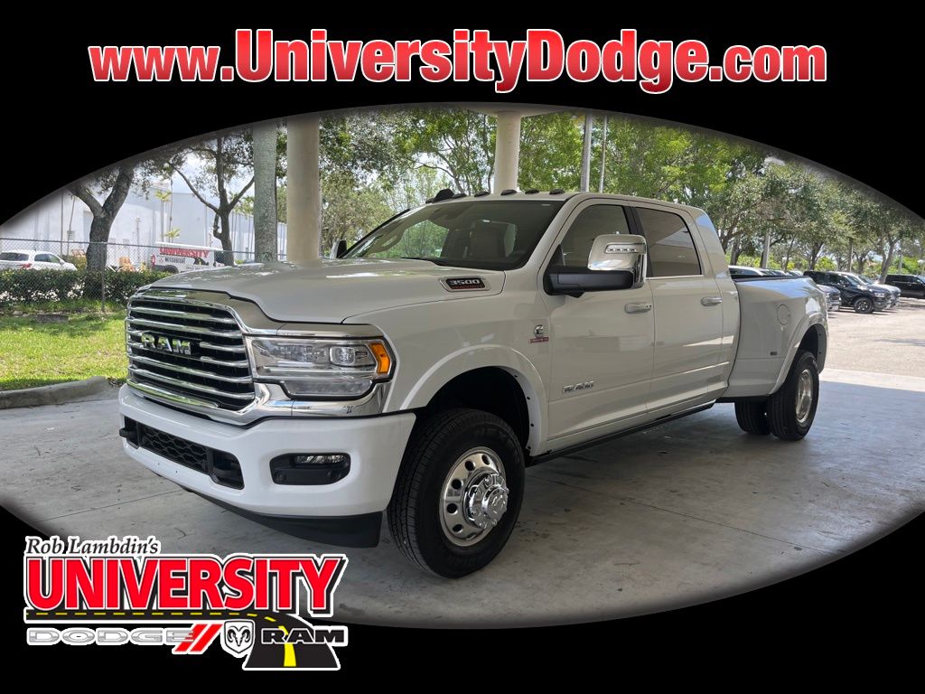 New 2023 RAM 3500 Laramie Longhorn Mega Cab in Davie #U3T607273 