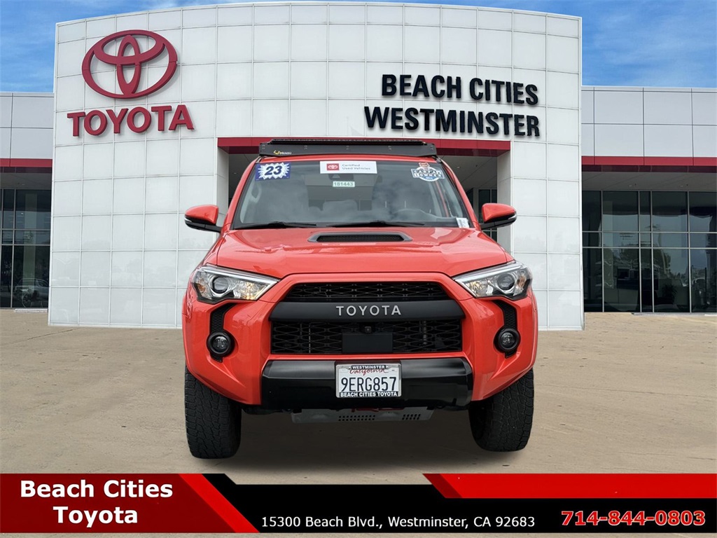 Certified Used 2023 Red Toyota TRD Pro image 4
