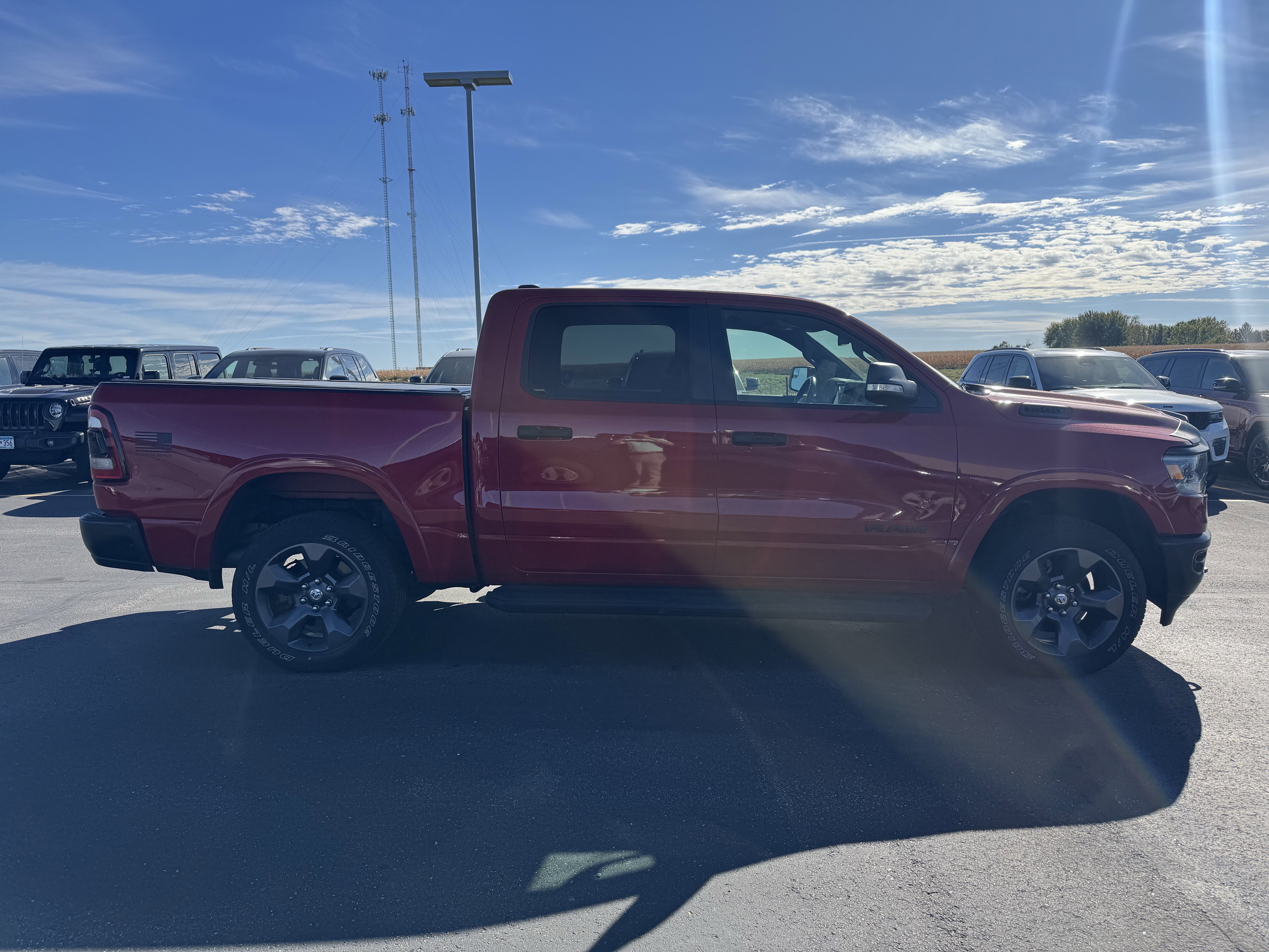 Used 2022 RAM Ram 1500 Pickup Big Horn/Lone Star with VIN 1C6SRFFT5NN250807 for sale in Burnsville, Minnesota