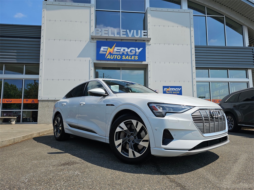 Used 2020 Audi e-tron Sportback Premium Plus with VIN WA12ABGE2LB037251 for sale in North Bend, WA