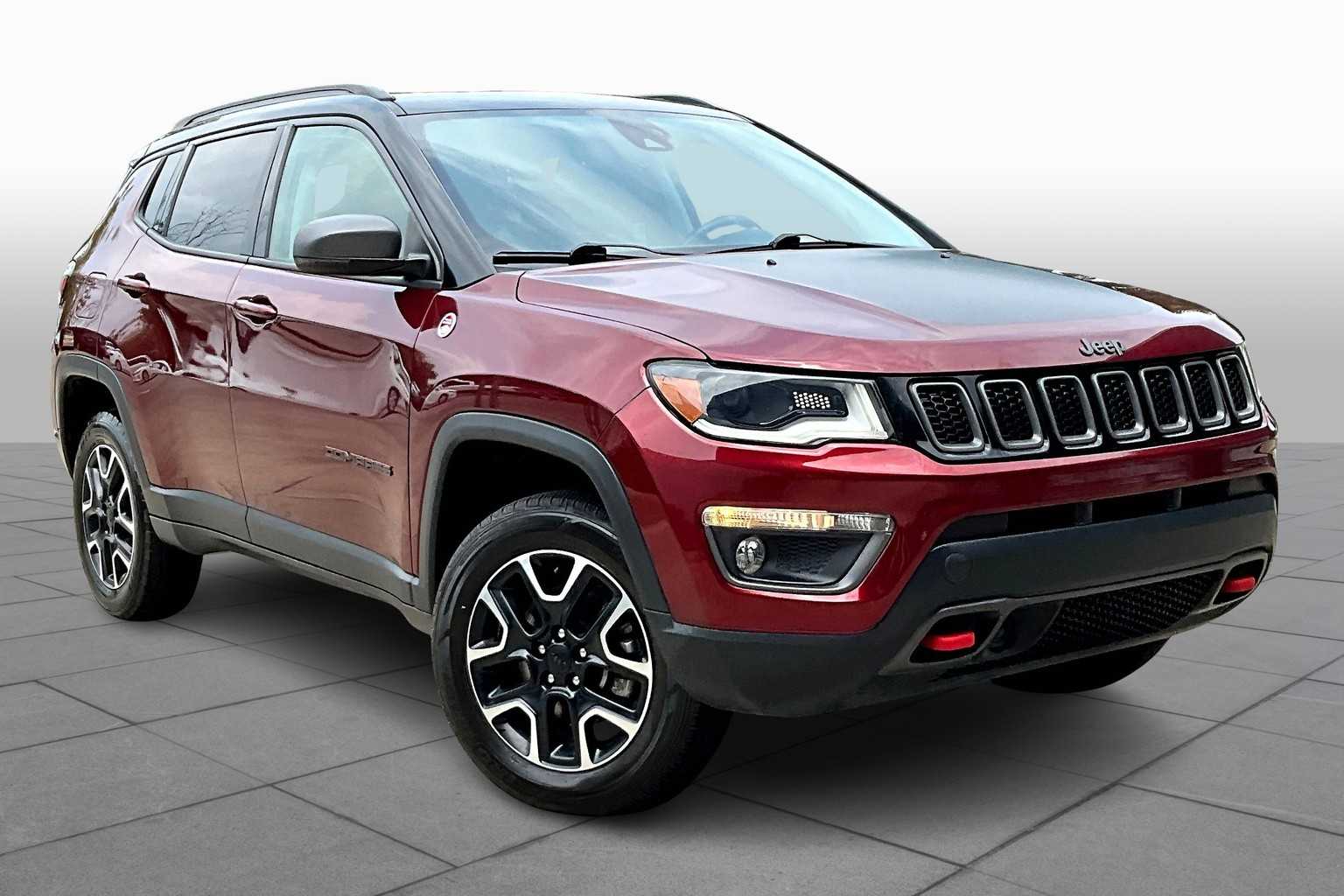 Used 2021 Jeep Compass Trailhawk with VIN 3C4NJDDB3MT599099 for sale in Stafford, TX