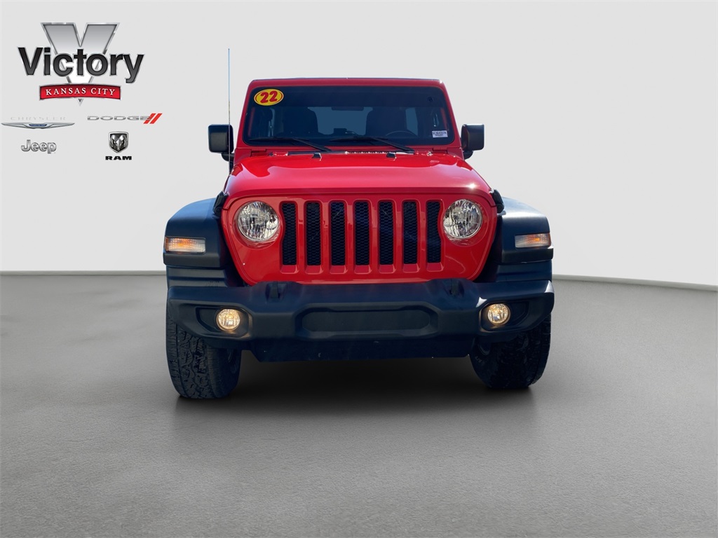 Used 2022 Jeep Wrangler Unlimited Sport S with VIN 1C4HJXDG9NW175397 for sale in Kansas City