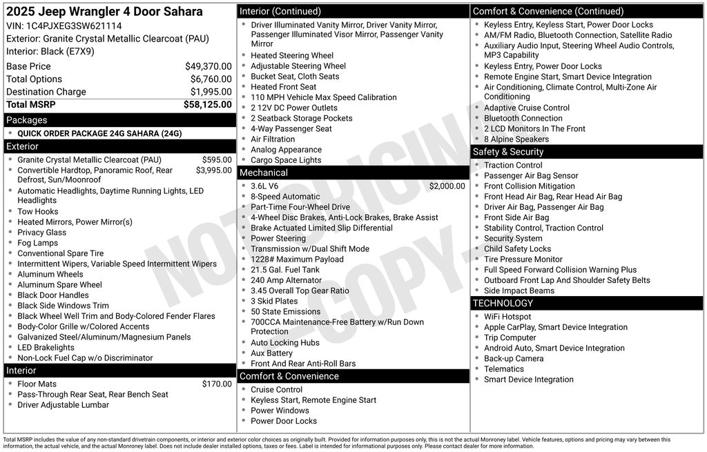 2025 Jeep Wrangler 4-Door Sahara's photo