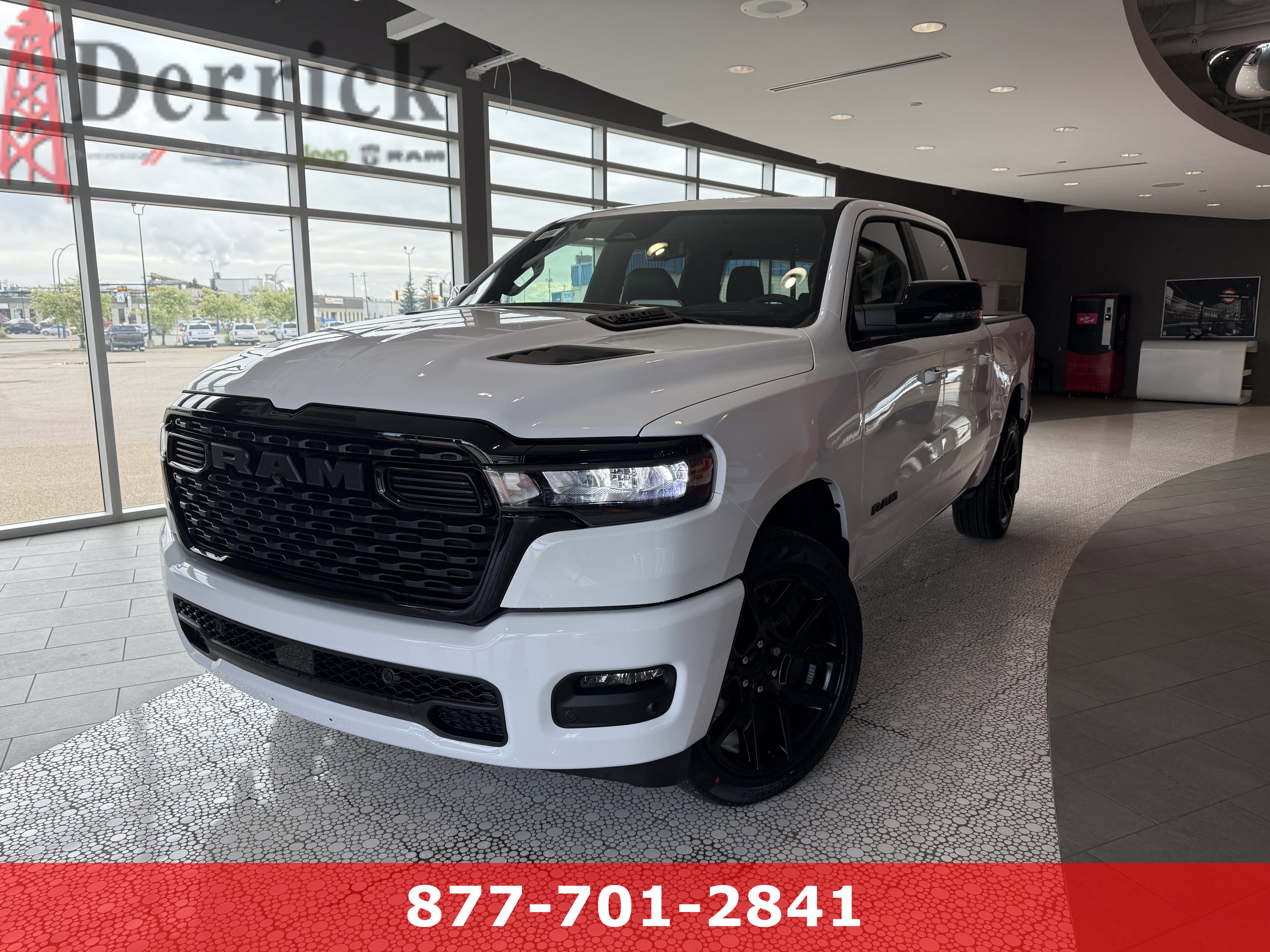 New 2025 Bright White Ram Sport image 1