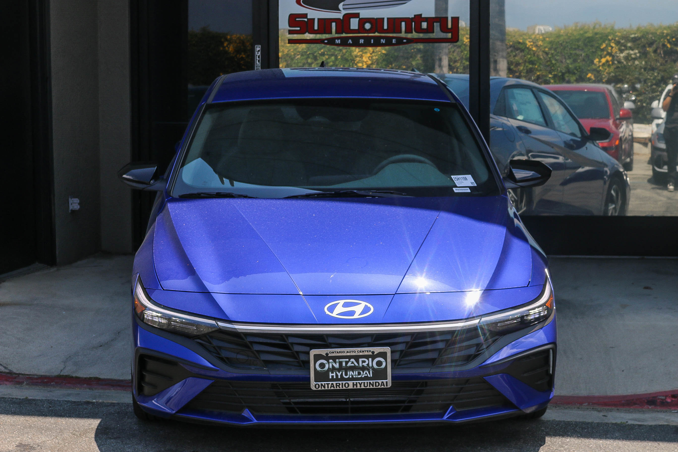 New 2025 Intense Blue Hyundai SEL Sport image 3