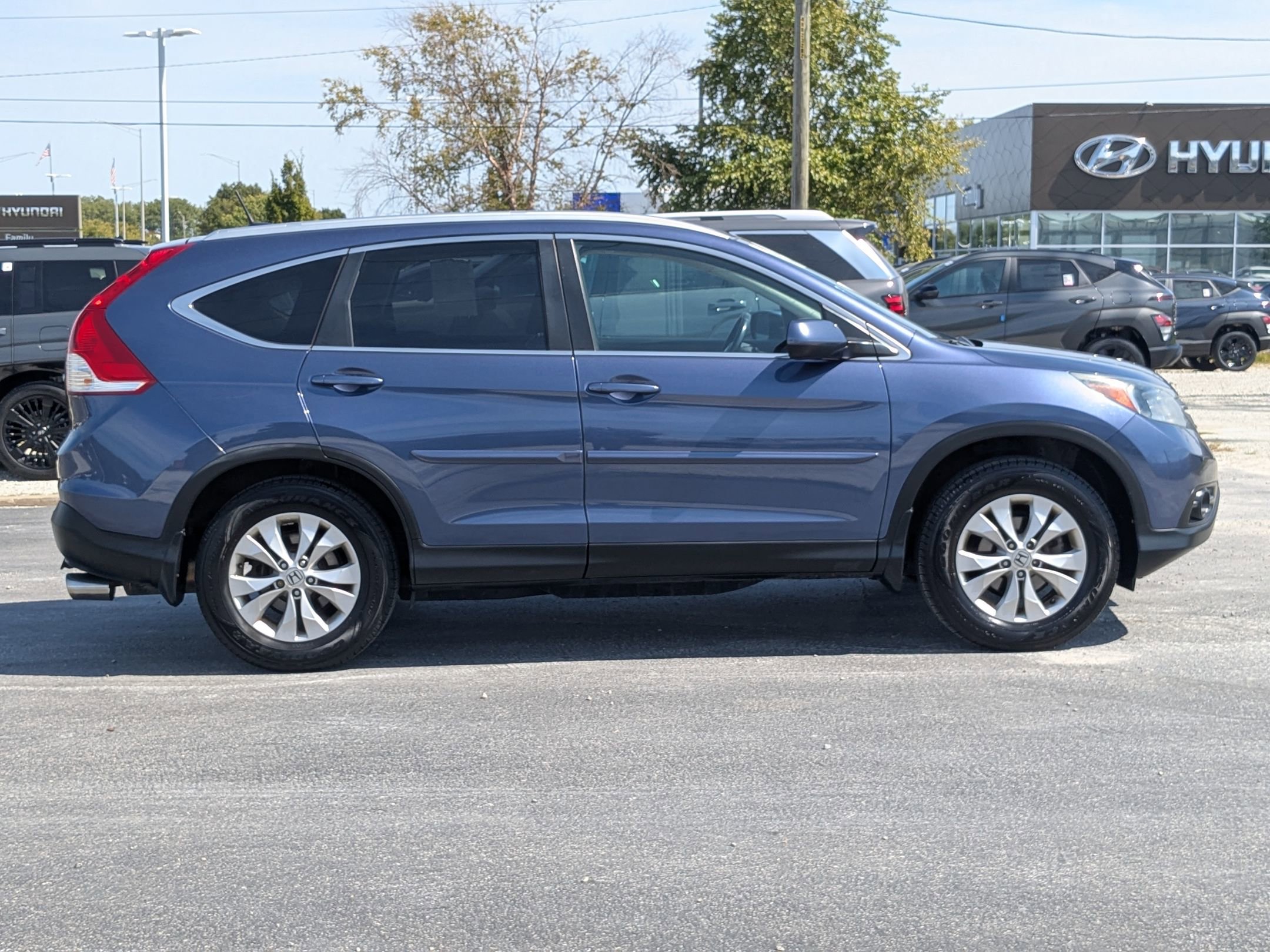 Used 2014 Honda CR-V EX-L with VIN 2HKRM4H73EH674562 for sale in Tinley Park, IL
