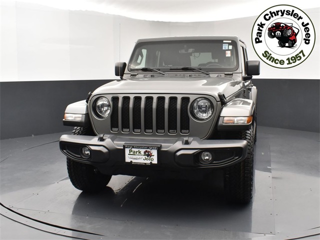 Used 2021 Jeep Wrangler Unlimited Sahara Altitude with VIN 1C4HJXEG1MW581459 for sale in Burnsville, Minnesota