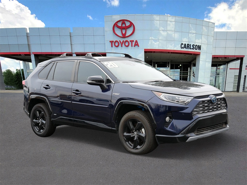 Used 2020 Toyota RAV4 XSE with VIN 4T3EWRFV2LU006653 for sale in Minneapolis, Minnesota